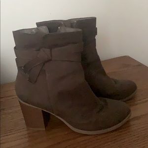 suede booties